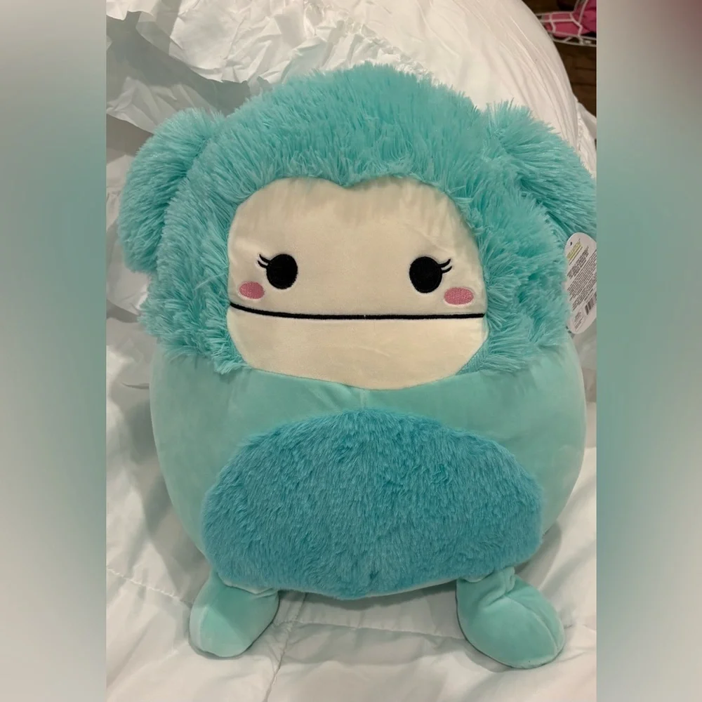 Squishmallows Teal and Cream Stuffed Animal Joelle 16 inch